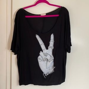 FLAWLESS Women’s black top 2XL